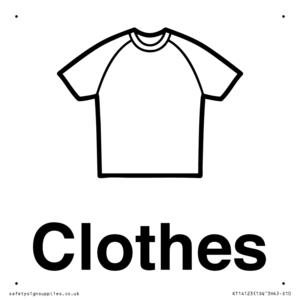 Dementia clothes sign